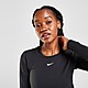 Zwart Nike Training One Seamless Long Sleeve Top