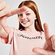 Roze Calvin Klein Meisjes' Institutional Box T-Shirt Junior