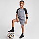 Grijs/Zwart/Wit Nike Academy T-Shirt/Shorts Set Children