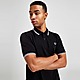 Zwart Fred Perry Twin Tipped Short Sleeve Polo Shirt Heren