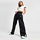 Zwart Nike Joggingbroek met hoge taille en wijde pijpen voor dames Sportswear Phoenix Fleece