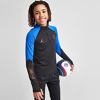 Nike Paris Saint-Germain Strike Uit Jordan knit voetbaltrainingstop met Dri-FIT voor kids