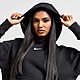 Zwart Nike Oversized hoodie voor dames Sportswear Phoenix Fleece