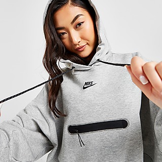 Nike Nike Sportswear Tech Fleece Korte extra oversized hoodie voor dames