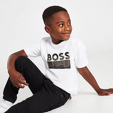 BOSS Fade Logo T-Shirt Children