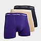 Meerkleurig /Bruin Calvin Klein Underwear Verpakking met 3 boksershorts