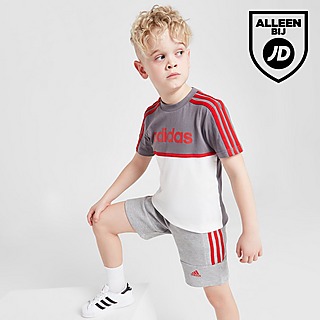 adidas Linear T-Shirt/Shorts Set Children