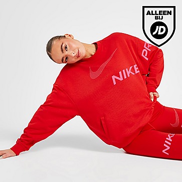 Nike Nike Dri-FIT Get Fit Sweatshirt van sweatstof met ronde hals en graphic voor dames