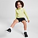 Groen/Zwart Nike Pacer 1/4 Zip Top/Shorts Set Infant