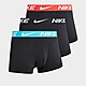 Rood Nike 3-Pack Trunks