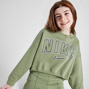 Nike Nike Sportswear sweatshirt van fleece met ronde hals voor meisjes