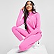Roze/Wit Nike Nike Dri-FIT top met halflange rits en lange mouwen voor meisjes