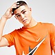Oranje Nike Large Swoosh T-Shirt Heren
