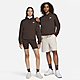Bruin/Bruin/Wit Nike Hoodie Sportswear Club Fleece