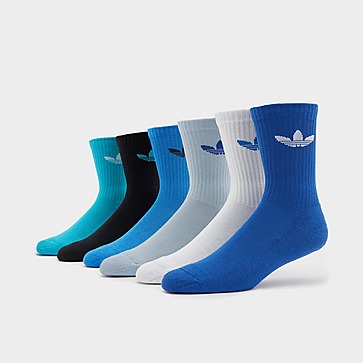 adidas Originals 6 Pack Trefoil Crew Socks