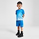 Blauw/Zwart Under Armour Fade T-Shirt/Shorts Set Infant