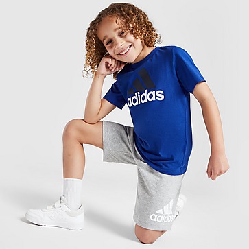 adidas Badge of Sport T-Shirt/Shorts Set Children