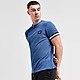 Blauw Fred Perry Badge Pique T-Shirt