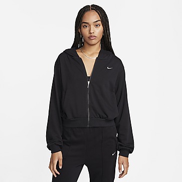 Nike Ruimvallende hoodie van sweatstof met rits voor dames Sportswear Chill Terry