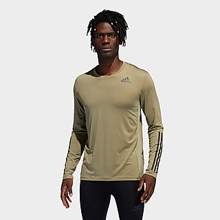 adidas Techfit 3-Stripes Fitted Longsleeve