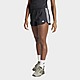 Zwart/Wit adidas Pacer Training 3-Stripes Geweven High-Rise Short