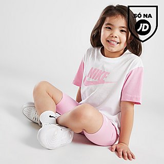 Nike Girls' Colour Block T-Shirt/Shorts Set Children