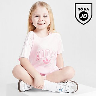 adidas Originals Girls' Varsity T-Shirt/Shorts Set Children