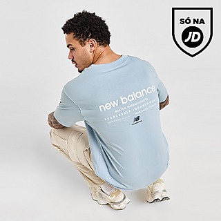 New Balance T-Shirt Linear Back Hit
