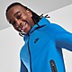Azul/Preto/Preto Nike Hyoodie Tech Fleece Full Zip Júnior