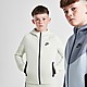 Preto/Preto Nike Tech Fleece Full Zip camisola com capuz Children