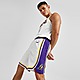 Branco/Roxo/Amarelo Nike Calções NBA Los Angeles Lakers Swingman