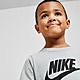 Cinzento/Preto Nike T-shirt Futura Logo para criança