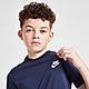 Azul Nike T-Shirt Small Logo para Júnior