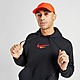 Preto/Vermelho/Or-De-Laranja Nike Camisola com capuz Two Swoosh