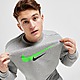 Cinzento Nike Camisola Two Swoosh Crew