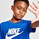 Azul Nike T-Shirt Futura Logo para Criança