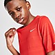 Vermelho Nike T-shirt Miler para Júnior