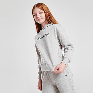 Calvin Klein Camisola com Capuz Girls' Boxy Logo Cropped para Júnior