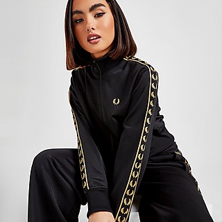 Fred Perry Track Top Tape Crop