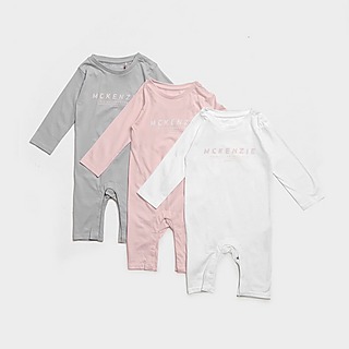 McKenzie Pack 3 Babygrows Girls' Essential para Bebé