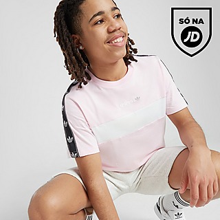 adidas Originals T-Shirt Tape Colour Block para Júnior