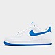 Branco/Branco/Azul Nike Air Force 1 Low