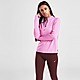 Cor-De-Rosa/Vermelho/Vermelho Nike Girls' Fitness Long Sleeve 1/2 Zip Top Junior