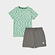Verde MONTIREX Conjunto de T-Shirt/Calções Trail Criança