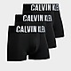 Preto Calvin Klein Underwear Pack de 3 Boxers