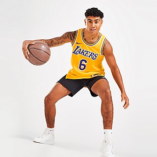 Nike NBA Los Angeles Lakers James #6 Basketlinne Herr