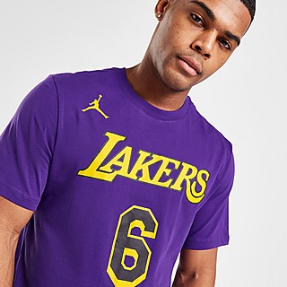 Jordan NBA LA Lakers James #6 T-shirt Herr