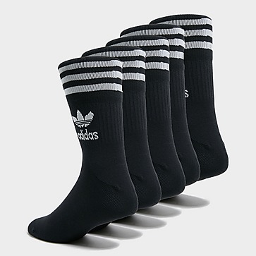 adidas Originals 5-Pack Mid-Cut Crew Socks