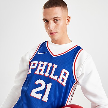 Nike NBA Philadelphia 76ers Embiid #21 Basketlinne Herr