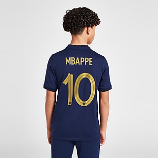 Nike France 2022 Mbappe #10 Home Shirt Junior